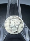 1936 D  Mercury Dime circulated 90% Silver Fine  # PS137