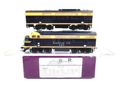 Division Point AT&SF EMC FT A-B Set Santa Fe #121 HO Brass Model #DP-1F
