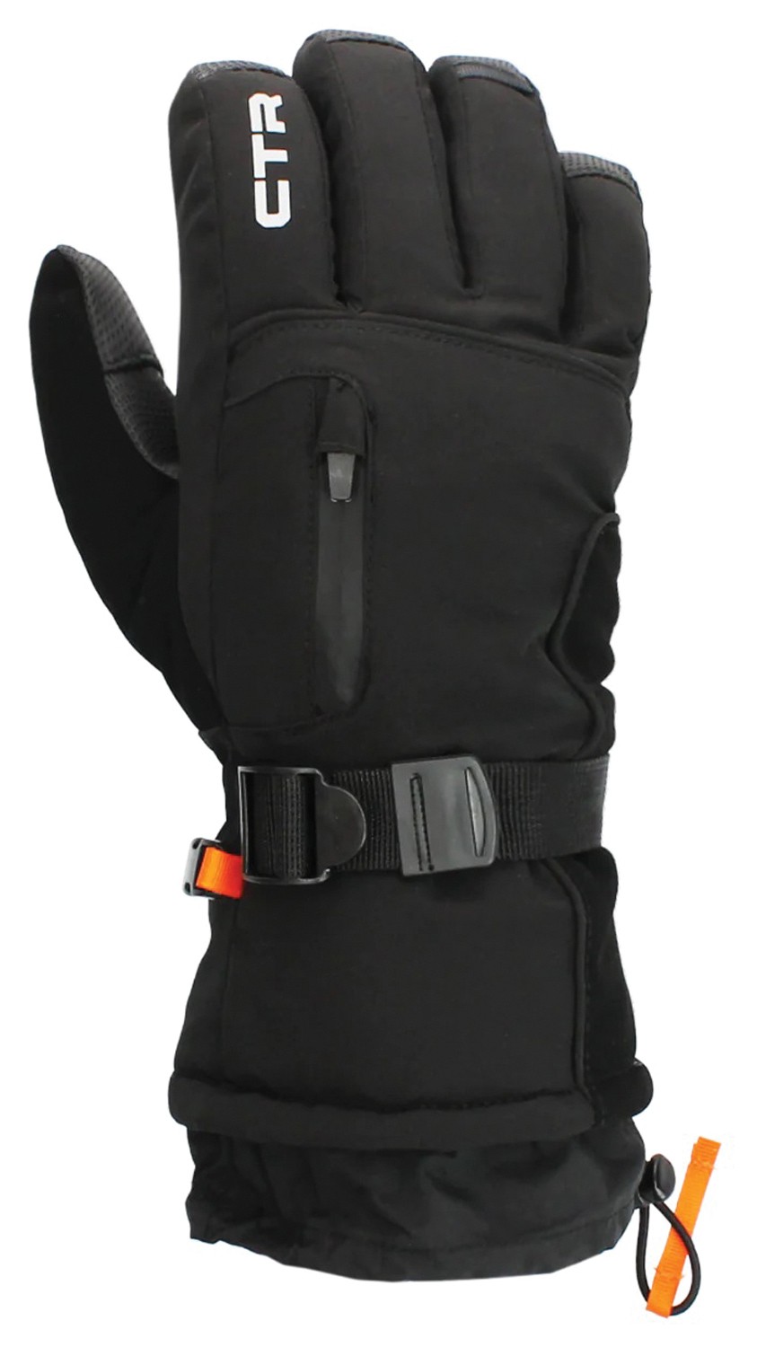 Лыжная перчатка CTR Max черного цвета - МалыйСредний размер 8390₽