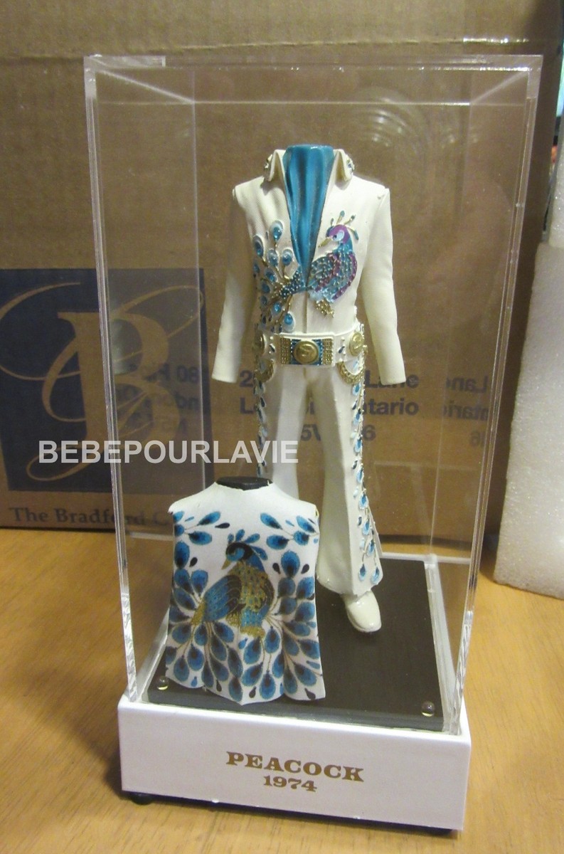 Elvis Presley Illuminated 5 x Jumpsuit Sculpture Collection