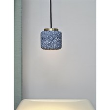 Image of Osram Decor Terazzo Ball Pendant Ceiling Light GU10 Blue 5W LED Modern Indoor