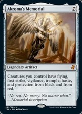 Akroma's Memorial -Foil Medium Play MTG Time Spiral Remastered