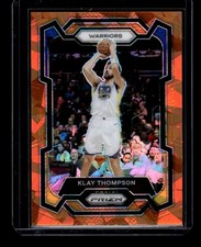 2023-24 Panini Prizm - Klay Thompson #109 Orange Ice Prizm