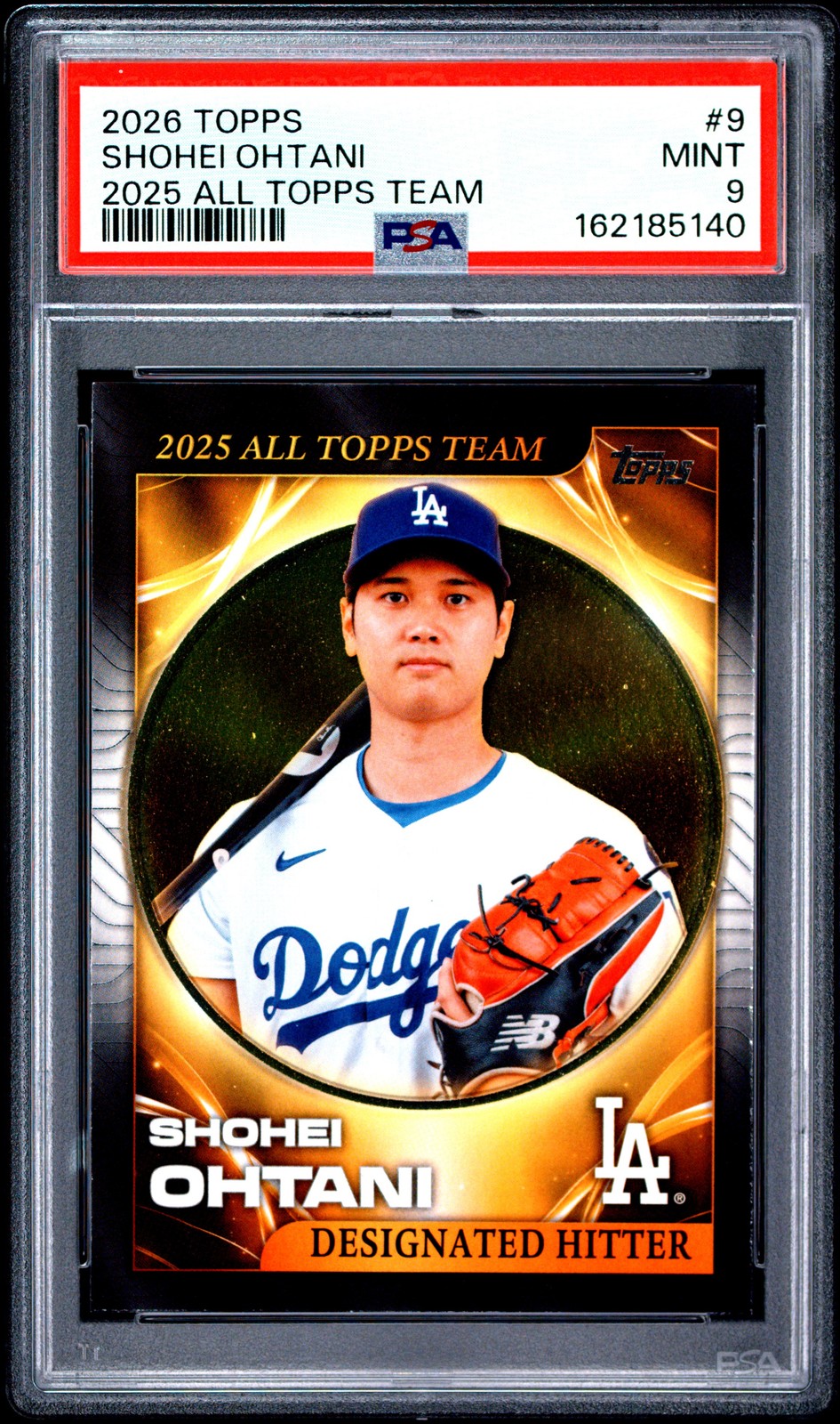 2026 TOPPS 2025 ALL TOPPS TEAM #9 SHOHEI OHTANI PSA 9