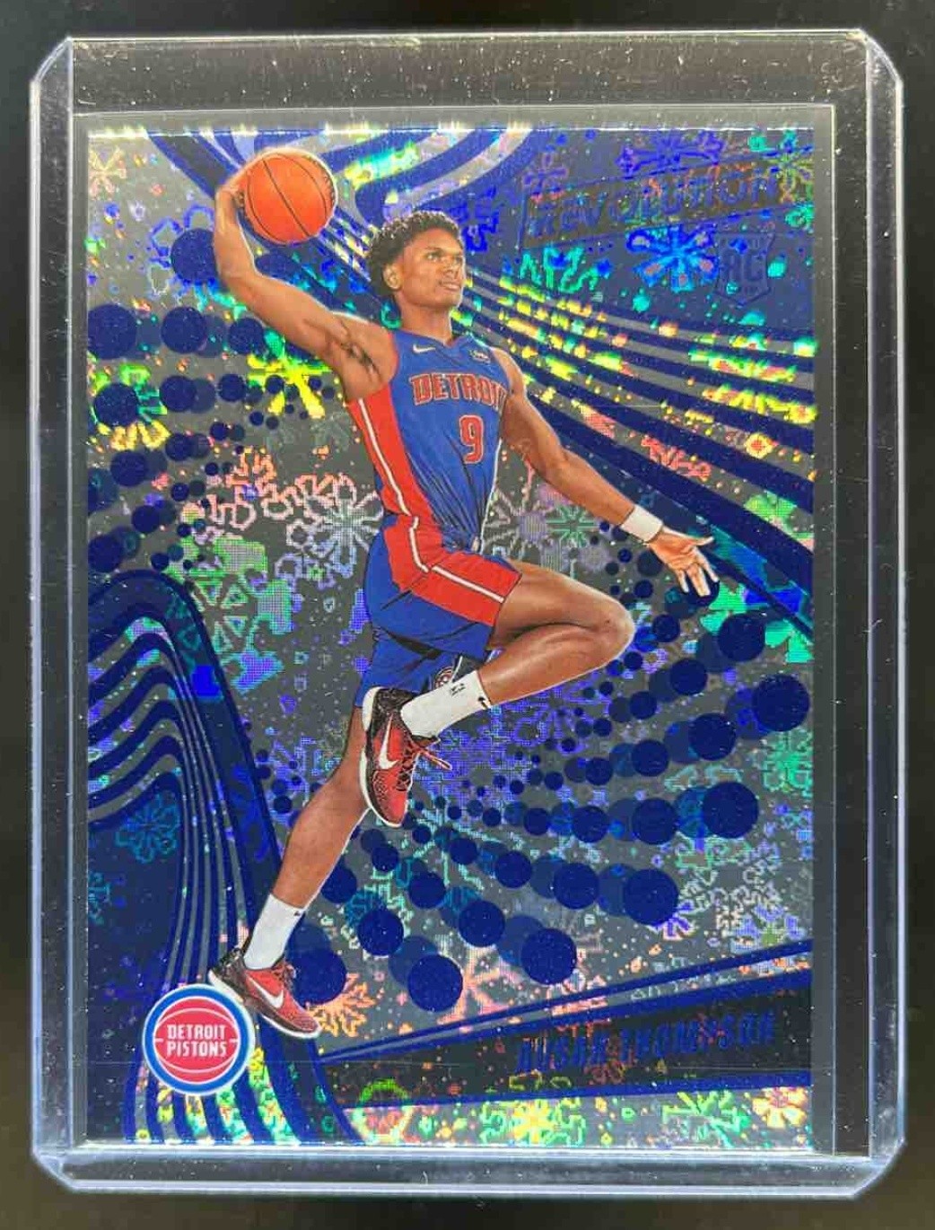 2023-24 Panini Revolution Ausar Thompson Winter Rookie RC #117 Pistons