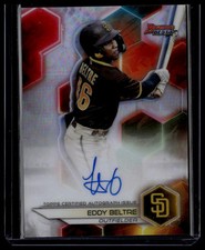 2023 Bowman's Best #B23-EBE Eddy Beltre Best of 2023 Autographs Refractors
