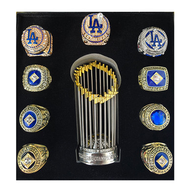 2025 Los Angeles Dodgers World Series 9 Championship Ring Set +Trophy w Box