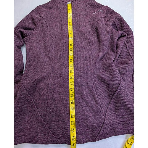 Spyder Endure Gorpcore Womens M Purple Full Zip Fleece Lined Sweater Jacket Ski - Picture 9 of 13