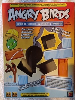 Mattel Angry Birds Brettspiel - Konstruktionspiel Auf Dünnem Eis Kartenspiel