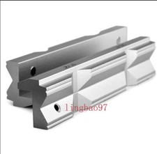1X CNC Milling Steel Vise Hard Jaw Fixture V-Type Jaw Aluminum Alloy 4" or 6"