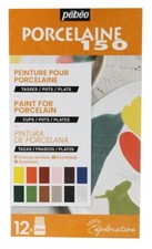 Pebeo Porcelaine 150 Ceramic Paint Exploration Set #2 12 x 20 ml