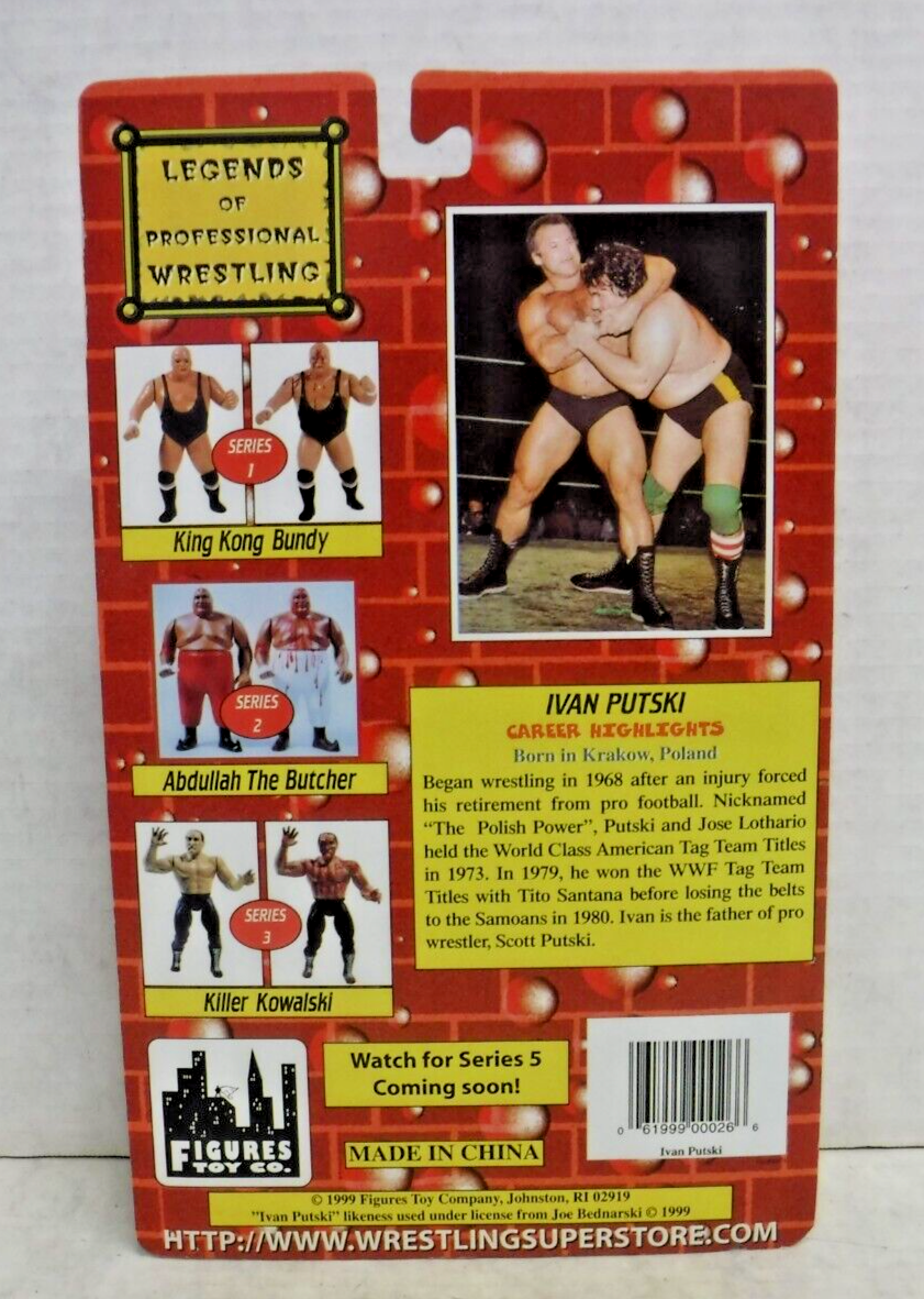 Ivan Putski Legends of Professional Wrestling Series #1 Figure