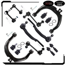 14Pcs Front Control Arm Ball Joint Tie Rod End Kit Fit For 2004-06 GMC Envoy XL