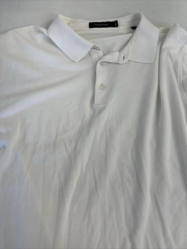 SPRING/SUMMER Ermenegildo Zegna Men's White Solid Polo Shirt SIZE XXL $795 - Picture 6 of 11