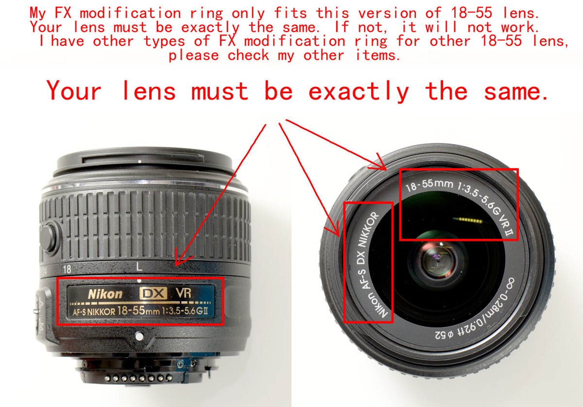 Nikon DX 18-55mm f/3.5-5.6 G VR AF-S NIKKOR Lens for sale online