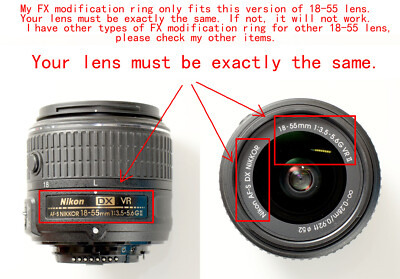 ニコン AF-S DX NIKKOR 18-55mm F3.5-5.6G VR Nikon 18-55mm f/3.5-5.6G AF-S DX VR Nikkor Zoom Lens - White Box