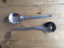 2 Viners Sable Pattern Serving Spoons
