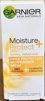 Garnier Skin Naturals: Moisture + Protect 24H Hydration, Illuminates-Brightens