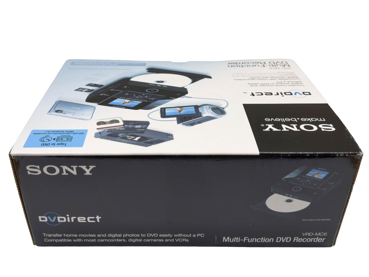 Sony VRD-MC6 Multi-Function DVD Recorder BRAND NEW! | eBay Sony VRD-MC6 Multi-Function DVD Recorder BRAND NEW! | eBay
