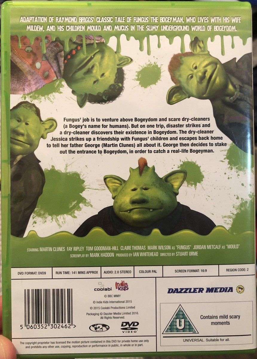 FUNGUS 【DVD】 Fungus The Bogeyman 2015 Kids Children's Family Animation BBC Tv