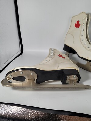 Charme Vintage Patins à Glace En Argent Sterling 925 - 6,9 G - 2,6 Cm - France