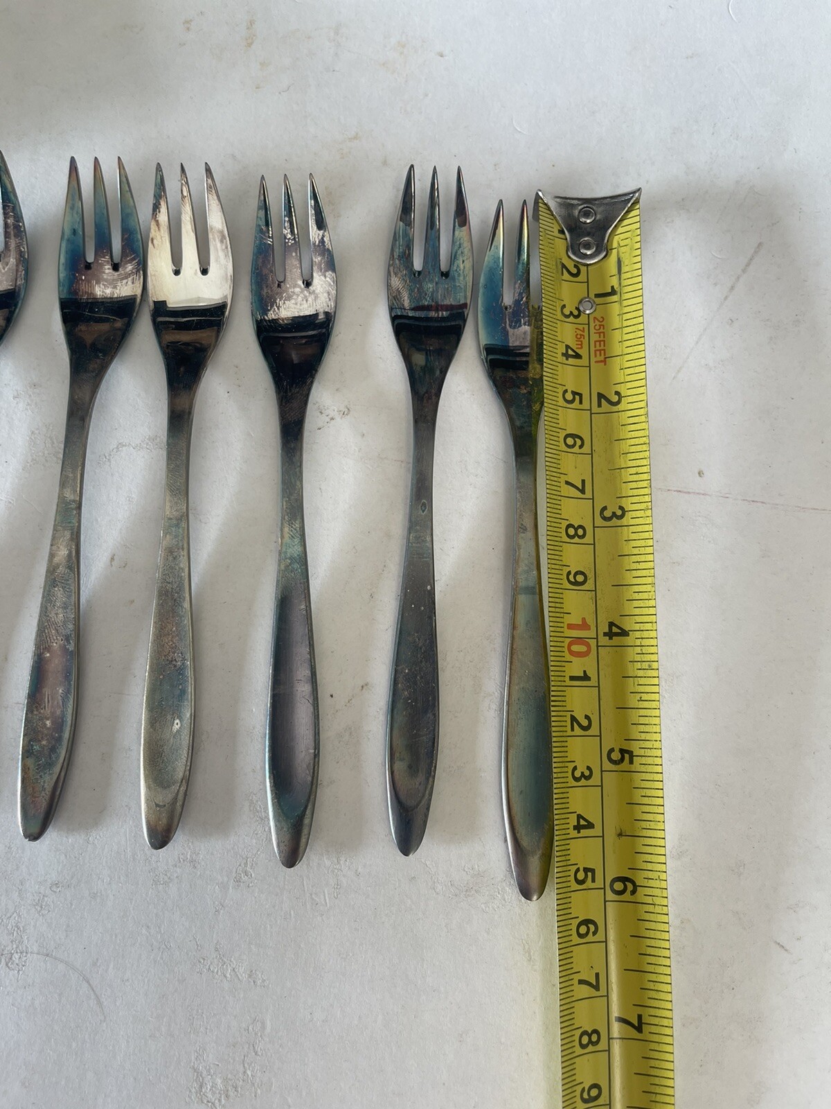 Lot Of 6. Vintage Berndorf Forks. 90/22.  With Box