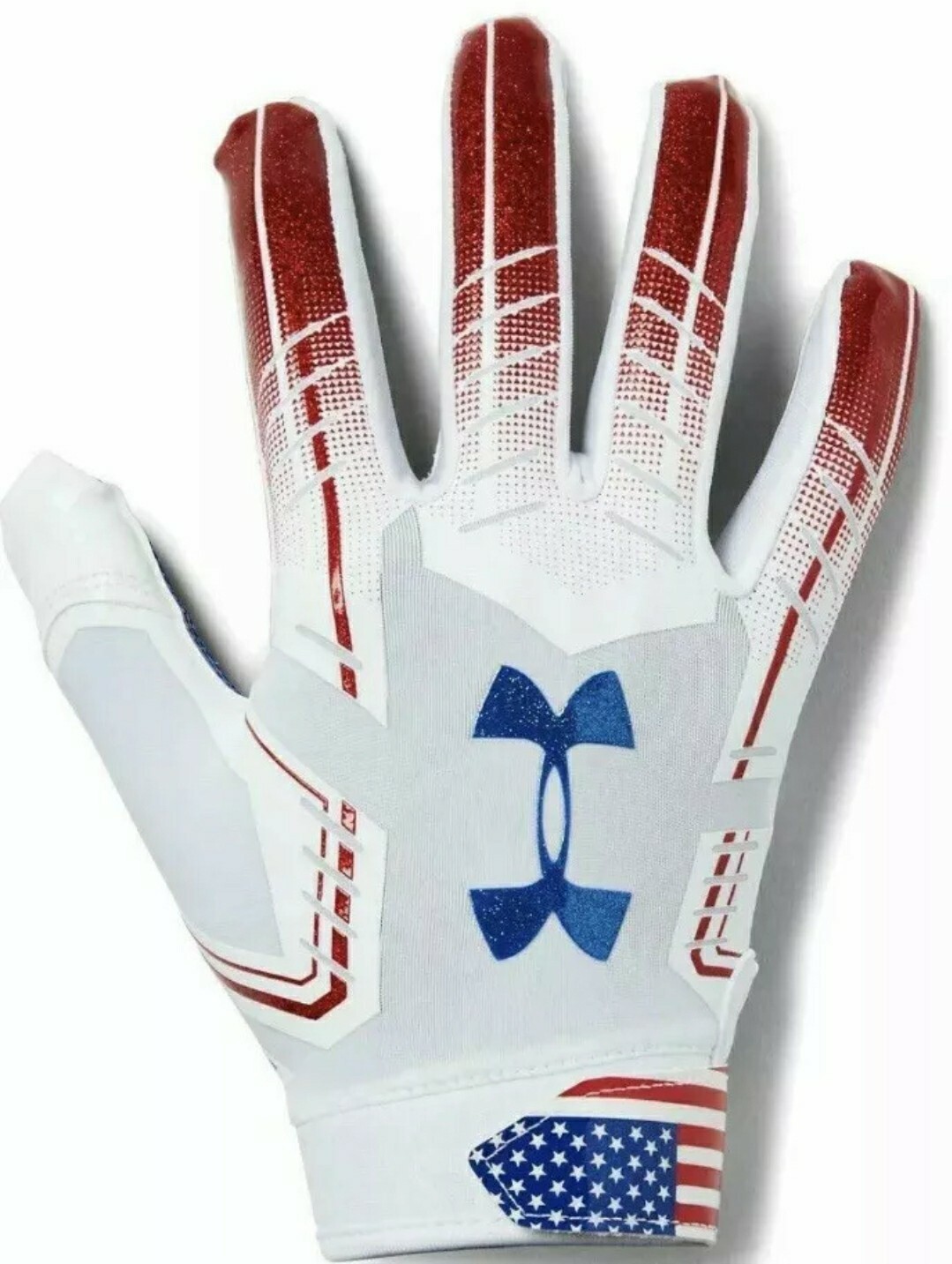 under armour american flag football gloves