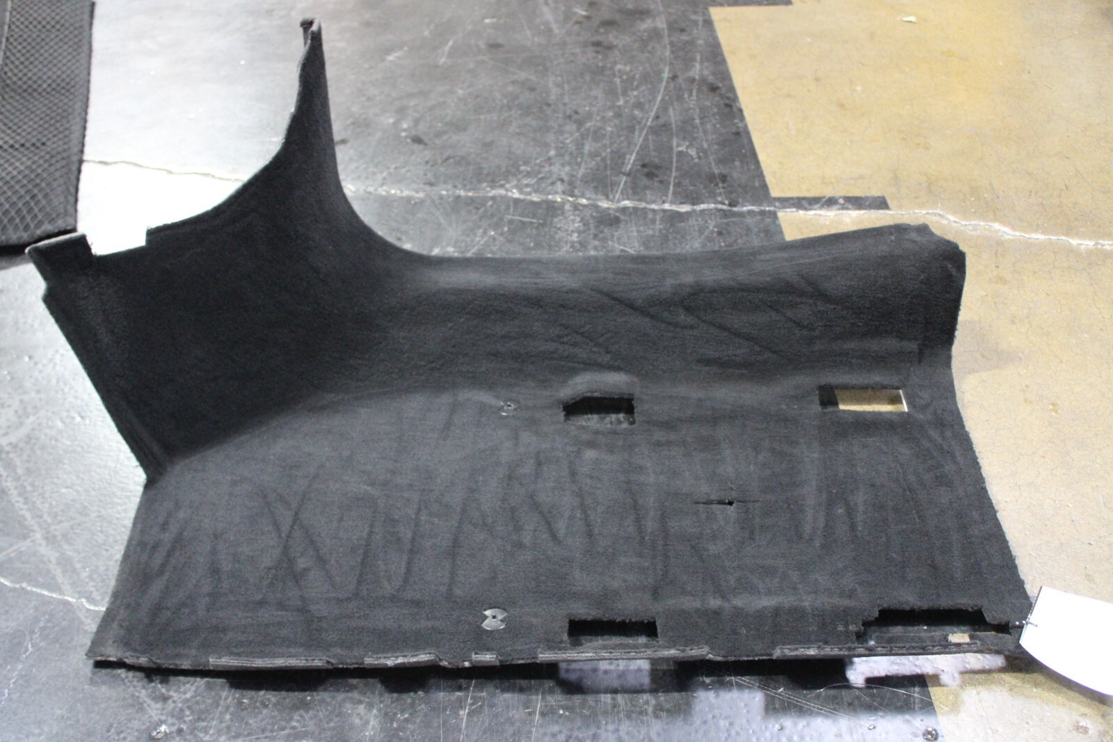 Ferrari F8 Tributo, RH, Right, Front Main Carpet, Black, Used, P/N 780099