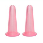 2 x Large Cup Facial Face Eye Silicone Cupping Vacuum Suction Lifting Massage
