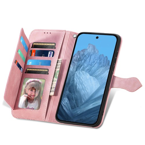 Soft Zipper Wallet PU Leather Lanyard Case for Google Pixel 9 Pro XL/9 Pro/9/ 9A - Bild 27 von 40