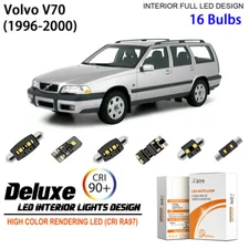 LED Interior Light Kit for Volvo V70 1996-2000 White LED Light Bulbs Upgrade