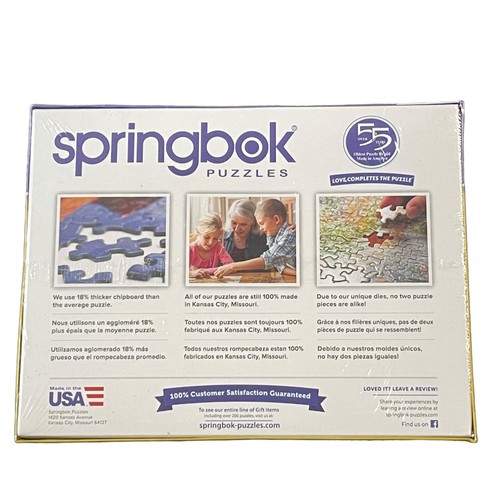Springbok Jigsaw 500 Piece Puzzle Colorful Yarn New Knit Crochet Cotton New - Picture 2 of 3