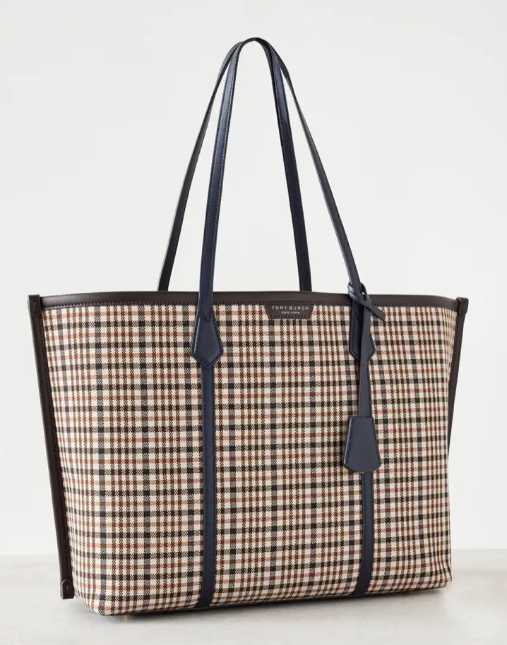 トリーバーチ PERRY RINTED CANVAS TRIP トートバック｜ファッション