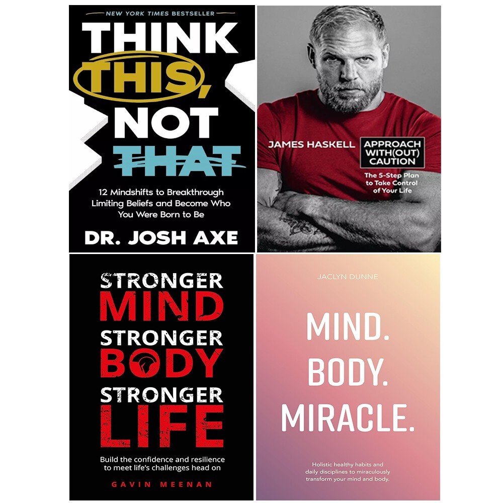 Think This Not (HB), Approach Without, Stronger Mind, Mind Body Miracle 4 Books