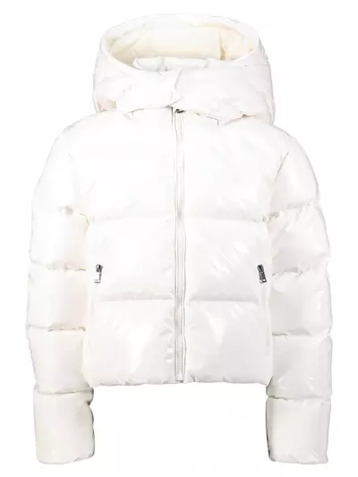 White polo bubble clearance coat