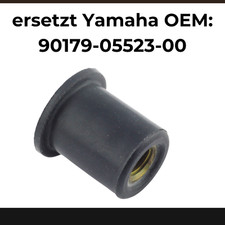 10x Gummimutter f&uuml;r Yamaha | OEM 90179-05523-00 | Windschild Wellnuts