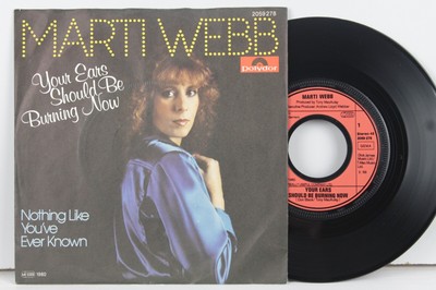 Marti Webb - Your Ears Should Be Burning Now - Polydor 1980 - 7'' Vinyl-Single