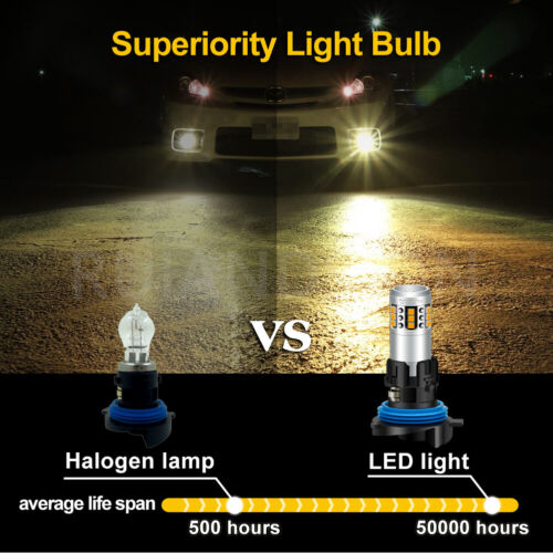 Ruiandsion PH24W LED Bulb Car Fog Light Car Headlight 10-30V Warm White 800lm - Bild 8 von 10