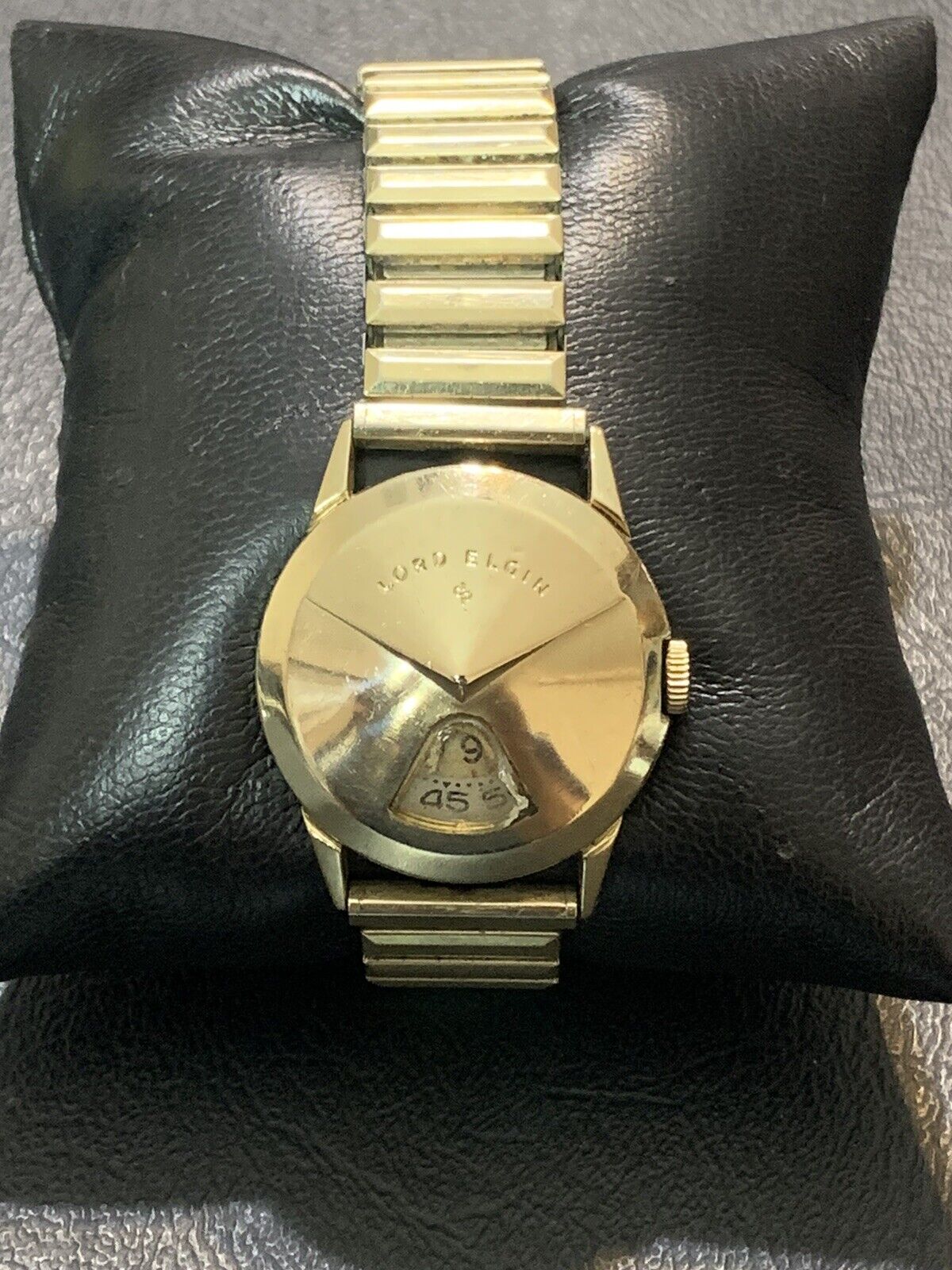 UNIQUE! Lord Elgin Jump Hour Watch 14K Gold Filled 21 J For Parts Or Repair