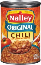 ( 6 Cans) Canned Nalley Original Chili Con Carne with Beans, 14 Oz 