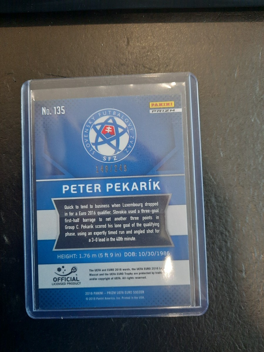 2016 Panini Prizm UEFA Euro Blue Peter Pekarik Slovakia 148 2016 Panini Prizm UEFA Euro Blue Peter Pekarik Slovakia 148