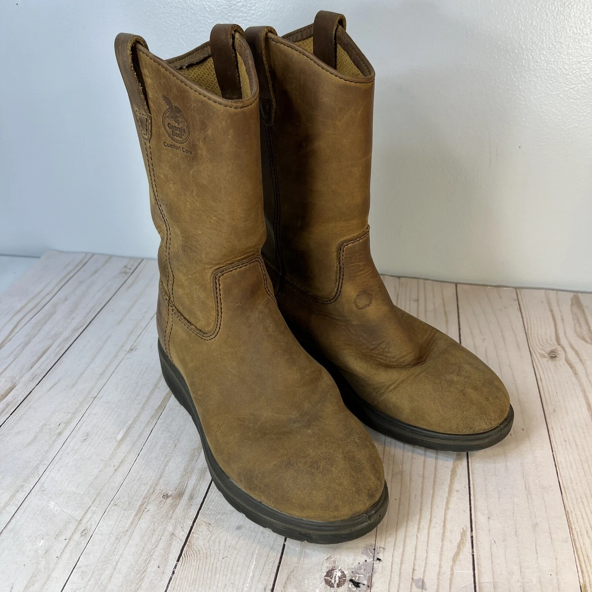 GEORGIA BOOT Farm Ranch COMFORT CARE BOOTS 7M Men 7 Wellington