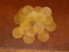 15 Brass smoking screens for pipes or hookahs 1" 25mm HEAVY DUTY Shipping 1 cent