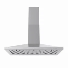 36 inch Wall Mount Range Hood 450CFM Stainless Steel Kitchen Cook Vent LED New