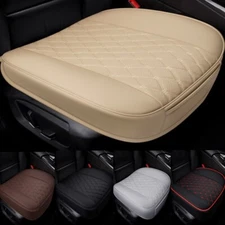Leather Driver Bottom Seat Cover 3D Luxury Full Surround Chair Cushion Mat Pad
