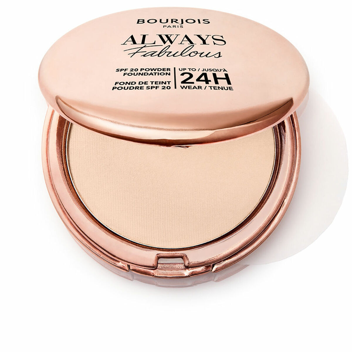 Base per il Trucco in Polvere Bourjois Always Fabulous Nº 100 Rose Ivory Spf