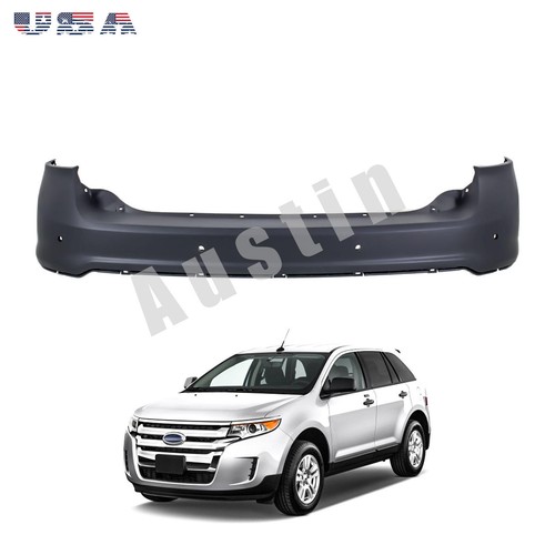 New Primed Rear Upper Bumper Cover For 2011-2014 Ford Edge w/ Obj ...