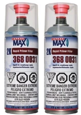 Spray Max 2K Rapid Primer Filler Gray- 3680031 (2 Pack)