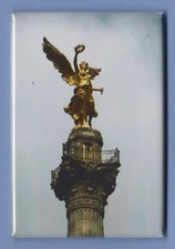 MEXICO CITY *2X3 FRIDGE MAGNET* CENTRAL AMERICA SKYLINE CATHEDRAL PARK ANGEL 