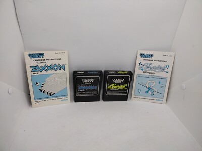 ColecoVision Zaxxon Coleco Vision Looping Game Cartridge With Manuals